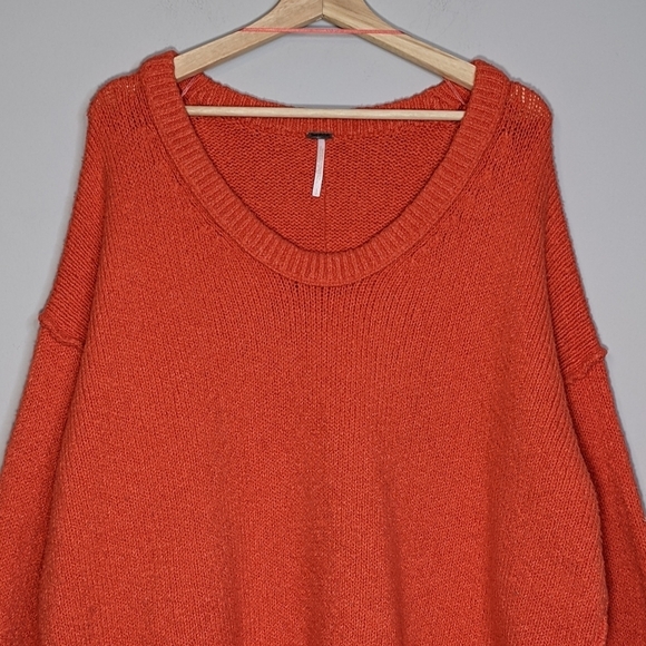 Free People Brookside Tunic Sweater Pullover Baggy Slouchy Oversized Size S - Picture 4 of 16